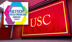 Sharp/NEC wins Ed Tech Breakthrough award at InfoComm '23 for the USC success story