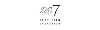 24/7 Certified Operation