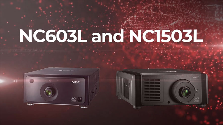 NEC's NC603L and NC1503L are the latest DCI compliant B Laser DLP cinema projectors