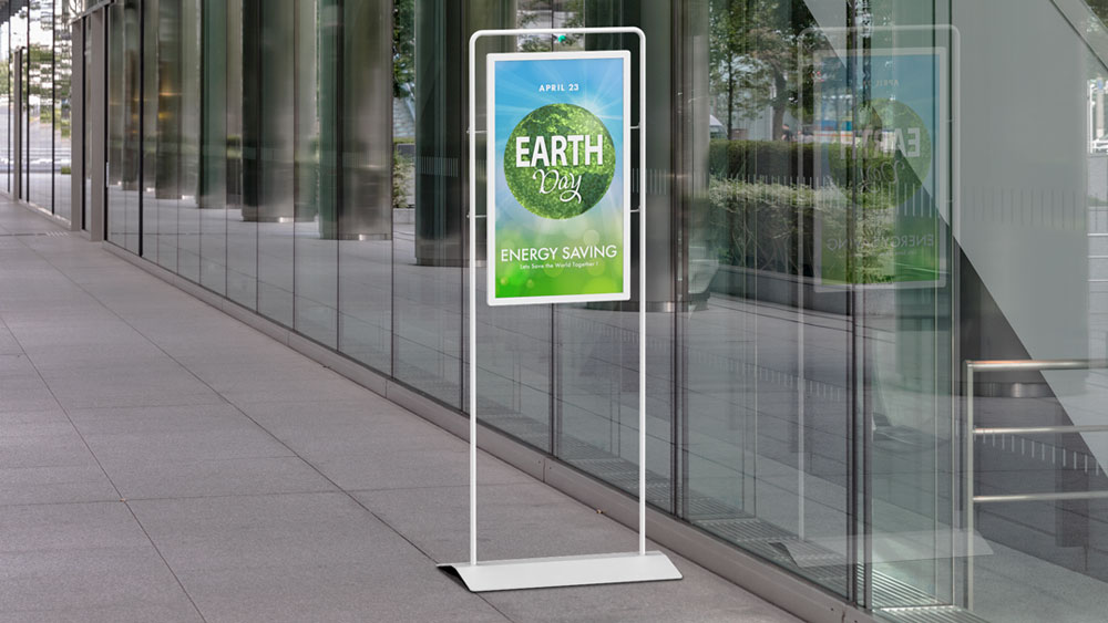 No power, no problem - Sharp ePaper is your on-the-go signage solution