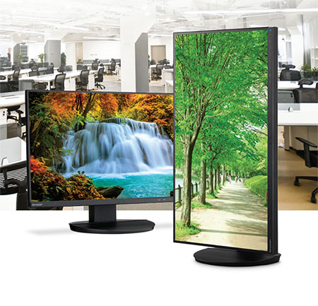 The Sharp MultiSync® EA272 features an IPS panel offering wide viewing angles and packed with essential features