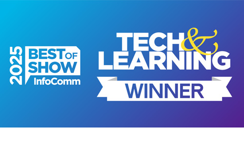Sharp AQUOS BOARD PN-LM Series Best of Show Award at InfoComm 2025 in the category Tech & Learning
