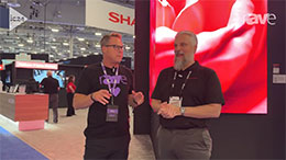 InfoComm 2024: Gary Kayye Gets Sharp Booth from Keith Yanke, Starts with 1.2mm 90-Degree LED Display