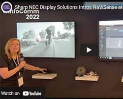Sharp NEC Display Solutions Intros NaViSense at InfoComm 2022