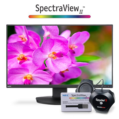 24" Full HD Business-Class Widescreen Desktop Monitor w/ Ultra-Narrow Bezel with SpectraViewII Color Calibration Solution